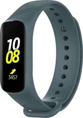 Produktbild von Strap-it Samsung Galaxy Fit e Silikonarmband (Graublau)