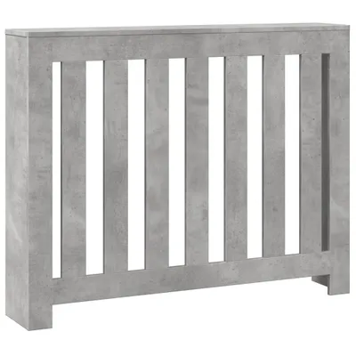 Zdjęcie produktu dla vidaXL Okładzina grzejnika betonowa szara 104x20x82 cm materiał drewnopochodny