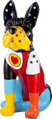 Produktbild von Casablanca by Gilde Dekofigur Skulptur Doggy bunt H. 72 cm,52417