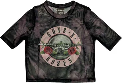 Immagine prodotto di Top da donna Guns N' Roses: Logo proiettile in tinta rosa (maglia)