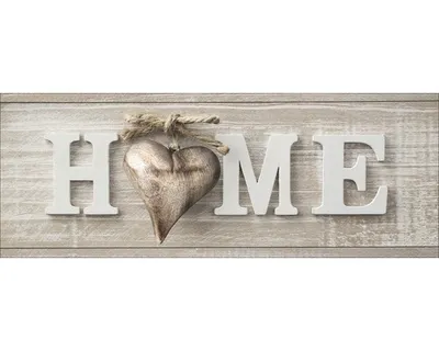 Produktbild von Glasbild Wooden Home GLA1061 80x30 cm