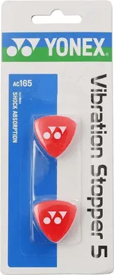 Image de Yonex AC 165 vibrastop rouge pack 1 paire