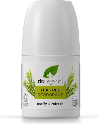 Obrázok produktu pre Dr Organic Tea Tree Deodorant Roll On 50ml