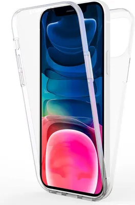 Obrázek produktu pro NALIA Clear 360° ochranné pouzdro pro iPhone 13 Mini, kompletní ochrana, průhledné, antižluté, průhledné, celotělové pouzdro na mobilní telefon