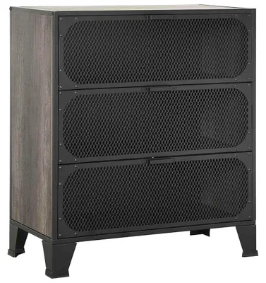 Immagine prodotto di vidaXL Armadio grigio 72x36x82 cm in metallo e MDF