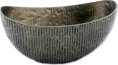 Produktbild von Metall Schale Schiff 25 x 11,5cm gold Blumenschale Pflanzschale Planztopf