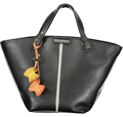 Produktbild von Damen Handtasche Schwarz mit Reißverschluss und Details