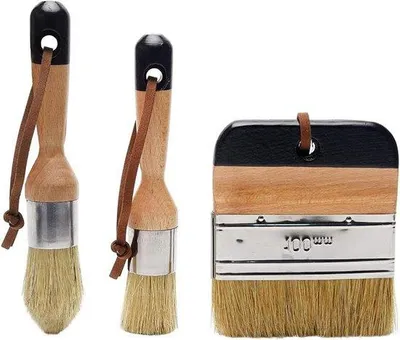 Produktbild von Borstelset für Kreide- und Lackfarbe, Holzmeubel und Wohnaccessoires