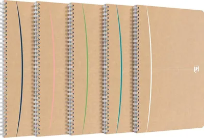 Produktbild von Oxford 400141847, Einfarbig, Gemischte Farben, A4, 90 Blätter, Kariertes Papier, Softcover