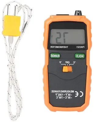 Immagine prodotto di Termometri digitali LCD per frigorifero, acqua bollente, acquario - Termometri con sensore a termocoppia di tipo K