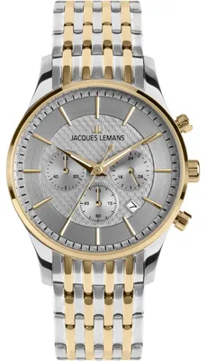 Obrázek produktu pro Jacques Lemans Hodinky s datem London Grey Gold