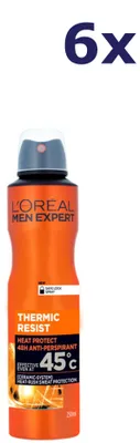 Produktbild von 6x L'Oréal Men Expert Thermic Resist CleanC deodorant 250ML