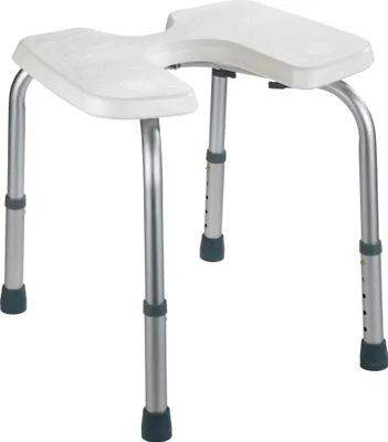 Produktbild von WENKO Duschhocker Höhenverstellbar 120 kg Sitz Hygienehocker Secura Badehocker