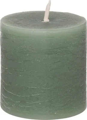 Produktbild von Set aus 4 rustikalen kerzen 60g eukalyptusgrün   - Atmosphera créateur d'intérieur