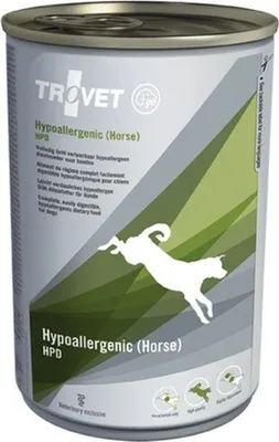 Image de Trovet HPD Viande de cheval hypoallergénique pour chiens boîte 400g