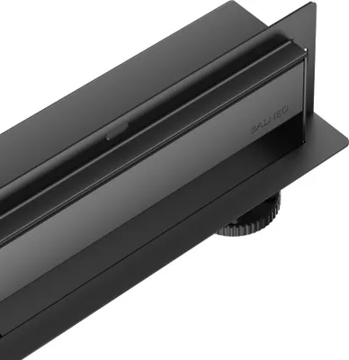 Zdjęcie produktu dla BALNEO W-Drain NEXT Odpływ liniowy ścienny 60 cm dwustronny, czarny, stal nierdzewna