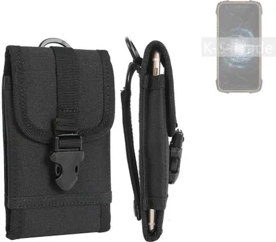 Produktbild von K-S-Trade Holster Handy Hülle kompatibel mit Cubot KingKong 6 Holster Handytasche Gürtel Tasche Schutz Hülle Robust Outdoor schwarz