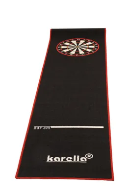 Produktbild von Karella Dartmatte Premium Velour | Mat Dartteppiche Matte für Dartscheiben Boards