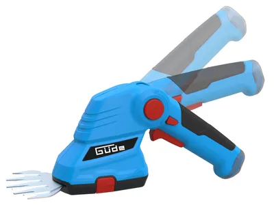 Produktbild von Güde Akku-Gartenpflege-Set GPS 7.2V-1.5 LI Grasschere Strauchschere mit Fahrwerk