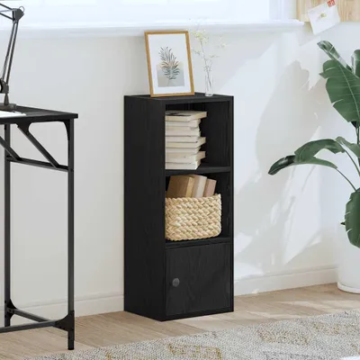Produktbild von "Winterschlussverkauf "Bücherregal - CLORIS - Standregal - Robust und langlebig - Schwarz Eichen-Optik 31x24x77 cm Holzwerkstoff - DEMöbel2587565