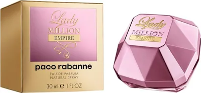Zdjęcie produktu dla Rabanne Lady Million Empire, Kobiety, 30 ml, Spray, ALCOHOL DENAT., PARFUM (FRAGRANCE), AQUA (WATER), LIMONENE, ETHYLHEXYL METHOXYCINNAMATE,..., 1 szt.
