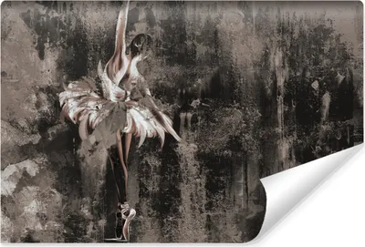 Produktbild von Muralo Vlies Fototapete Für Schlafzimmer BALLERINA Ballet Beton Abstraktion Retro Br. 416cm x Hö. 254cm