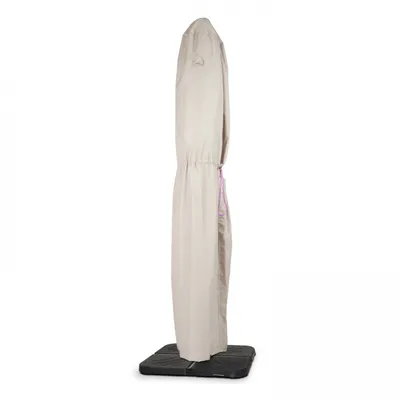 Image de Housse de protection parasol déporté 240 cm taupe - Oviala Cov'Up