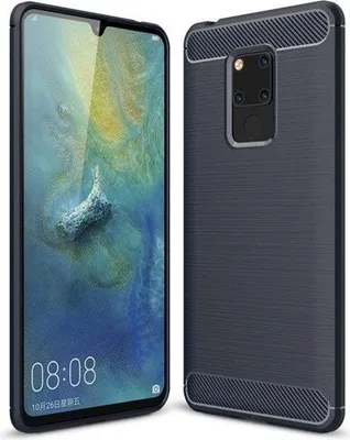 Produktbild von Carbon Shield TPU Hülle für Huawei Mate 20 - Blau KP19422