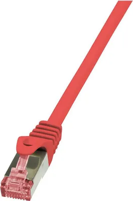 Immagine prodotto di LogiLink Professional CQ2024S Cavo patch LogiLink, Cat. 6, S/FTP, 0,5 m, rosso