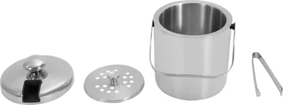 Produktbild von Eiskübel & Champagnerkühler - 1,3 l - Doppelwandig - Edelstahl - Mit Deckel - Silber