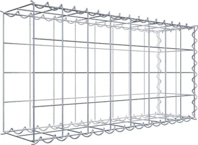Immagine prodotto di Gabbione aggiuntivo tipo 2 80 cm x 40 cm x 20 cm (L x H x P), dimensione maglia 10 cm x 10 cm, a spirale