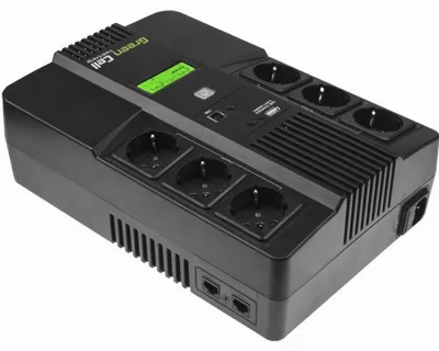 Productafbeelding van Green Cell UPS06, onderbrekingsvrije stroomvoorziening (USV), line-interactief, 0,999 kVA, 360 W, 6 AC-uitgangen
