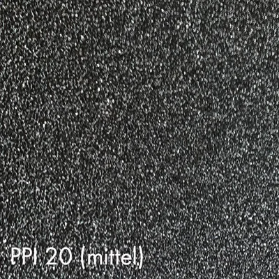 Produktbild von Pondlife Filterschaum schwarz 50x50x3 cm zur optimalen Verwendung als Filtermedium in Teichfiltern : PPI 20 - mittel