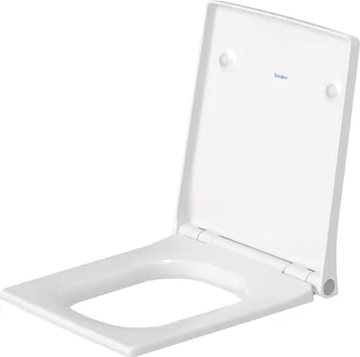 Produktbild von Duravit DU WC-Sitz Viu Compact,Weiß,Scharniere edelstahl, mit Absenkautomatik