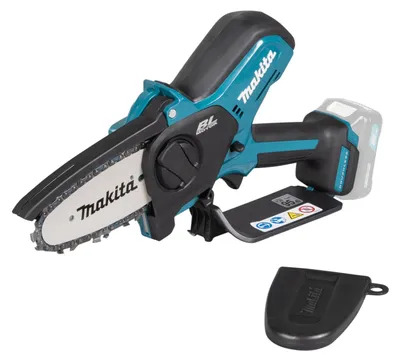 Mini Motosega A Batteria 6 Pollici Compatibile Makita 18V - Kit 2 In 1 Con Guide 15 E 20 Cm, Lubrificazione Automatica