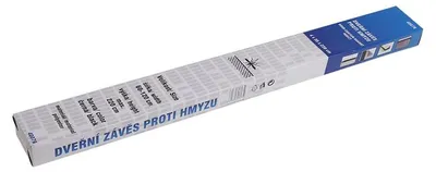Obrázek produktu pro Sada závěs dveřní proti hmyzu černý 4x35x220cm 40076