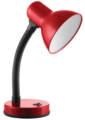 Obrázek produktu pro Stolní lampa, patice E27, 40W, ocel a plast (červená)
