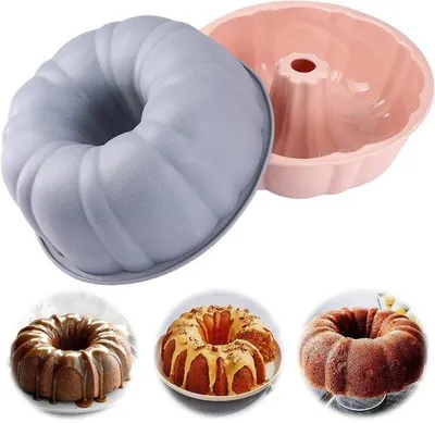 Produktbild von Silikonische Turbanen für Kuchen und Desserts - 25 cm Backform