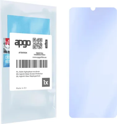 Produktbild von apgo Displayschutzglas für Vivo Y72 Bildschirmschutz, 9H Hybrid Schutzglas mit Keramikbeschichtung [Glänzend, Full Glue]