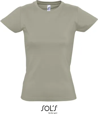 Immagine prodotto di SOLs 11502 | Maglietta Imperial donna / donna - Colore: Khaki - Taglia: S