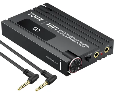 Immagine prodotto di Amplificatore portatile per cuffie hi-fi con controllo del volume dei bassi regolabile
