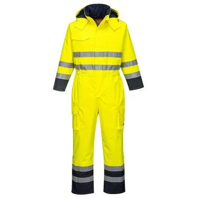 Image de Combinaison de pluie Portwest S775 Bizflame Multi Yellow/Navy Taille XXXL