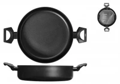 Immagine prodotto di H&H Tegame 2 Manici All Blacks Cm28