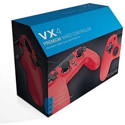 Zdjęcie produktu dla Gioteck VX4, Gamepad, PC, PlayStation 4, D-pad, Analogowa/Cyfrowa, Przewodowa, USB