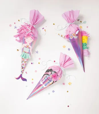 Image de folia 92702 folia school bag craft set UNICORN SCHOOL, 3 motifs