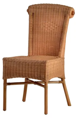 Produktbild von Esszimmerstuhl 46 x 95 x 64 cm im Landhausstil aus Rattan in Honig