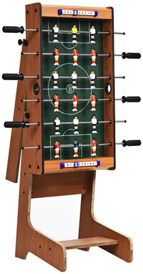 Produktbild von GOPLUS Klappbares Tischfußball, Tischkicker mit 18 Spielfiguren und 2 Fußbälle, Kickertisch mit nahtlos hochgezogenen Spieldecken, für Kinder und Erwachsene