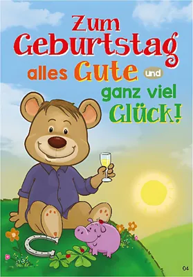 Zdjęcie produktu dla Kartki muzyczne z niespodzianką i dźwiękiem Wszystkiego najlepszego z okazji urodzin!