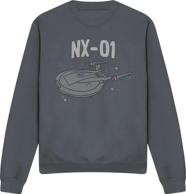 Produktbild von Star Trek - "The OG NX Class" Sweatshirt für Herren/Damen Uni TV12149 (XXL) (Schwarz)