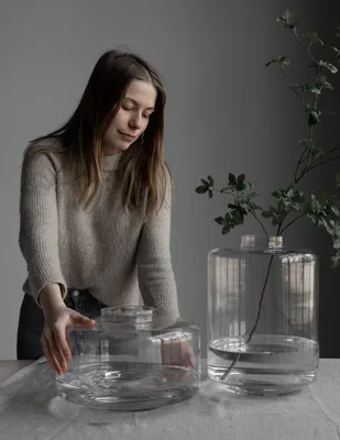 Produktbild von Storefactory Vase KVARNARP klar | Ø27x37cm